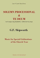 Solemn Processional & Te Deum SATB Vocal Score cover
